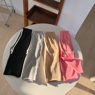 [Do Re Mi] กางเกงกันยุงลำลองสีทึบบางสำหรับเด็กผู้หญิง