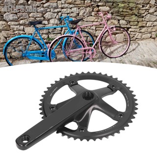 Aries306 อลูมิเนียมอัลลอยด์ 144 BCD 48T Single Speed ​​Crankset จักรยาน Crank Arm ชุดข้อเหวี่ยงจักรยานสีดำ