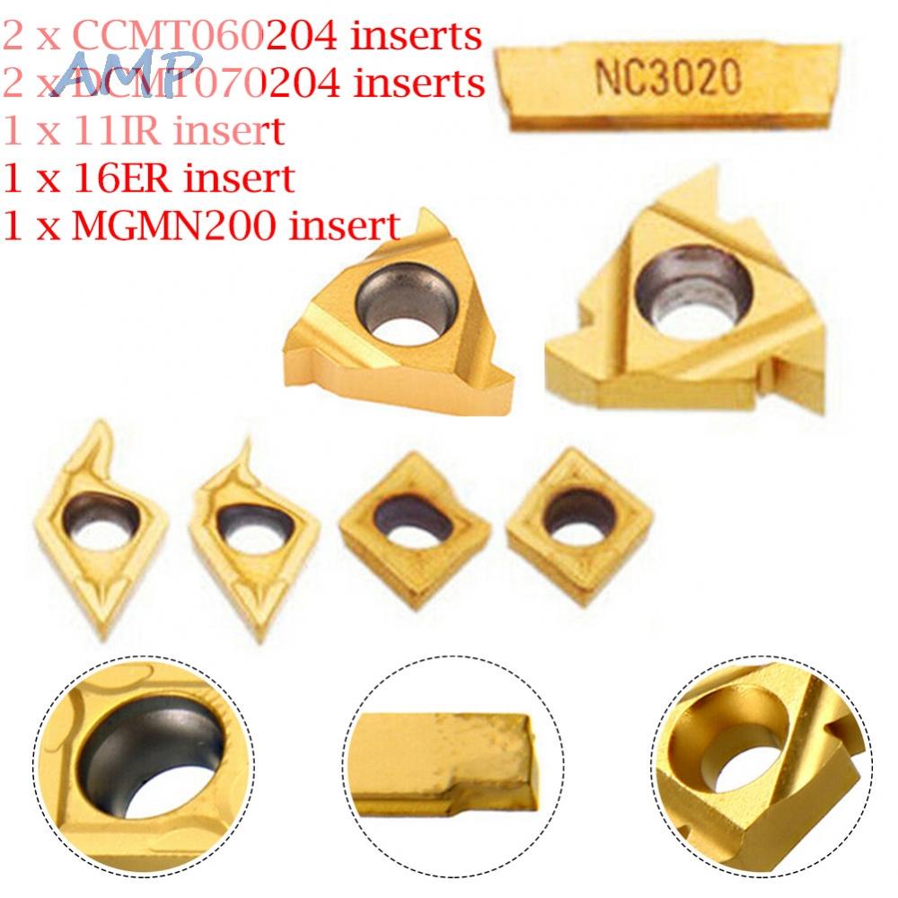 new-8-carbide-insert-11ir-16er-7pcs-ccmt060204-carbide-cutting-tool-dcmt070204