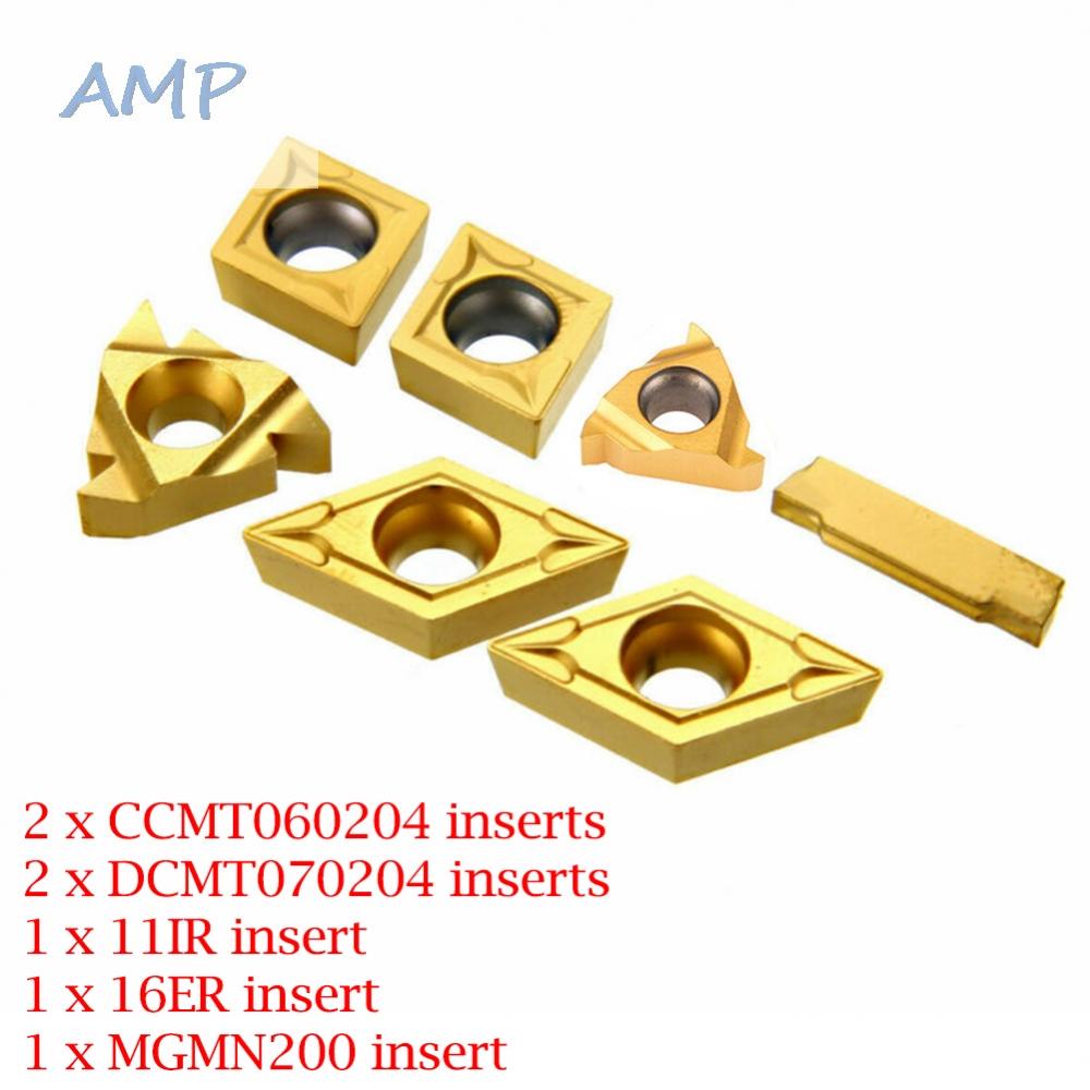 new-8-carbide-insert-11ir-16er-7pcs-ccmt060204-carbide-cutting-tool-dcmt070204