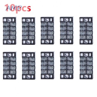 ⚡NEW 8⚡Terminal Block 0.5-25mm² 10pcs 5.4 X 2.2 X 1.7cm 600V 15A Metal/Plastic