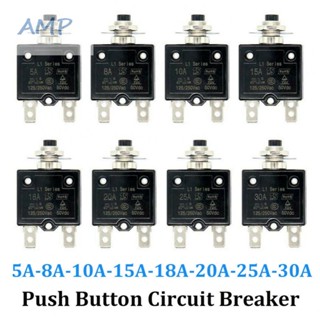 ⚡NEW 8⚡Manual Reset Thermal Circuit Breaker for Commercial and Residential Uses