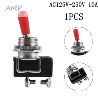 ⚡NEW 8⚡Switches 1000 MΩ 125VAC/250VAC 25A DC 12V Removable Red Rubber Cover SPST