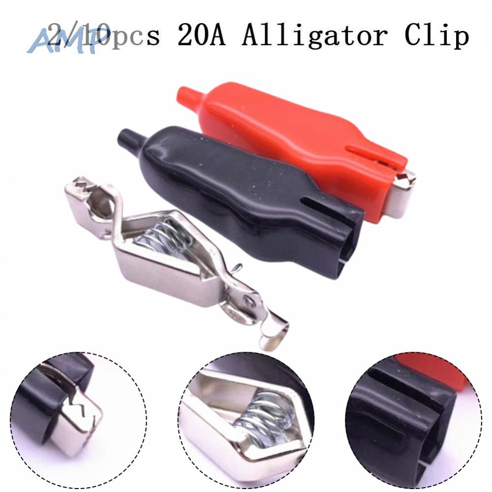 new-8-alligator-clips-alligator-clip-fully-insulated-pvc-spring-clip-100-brand-new