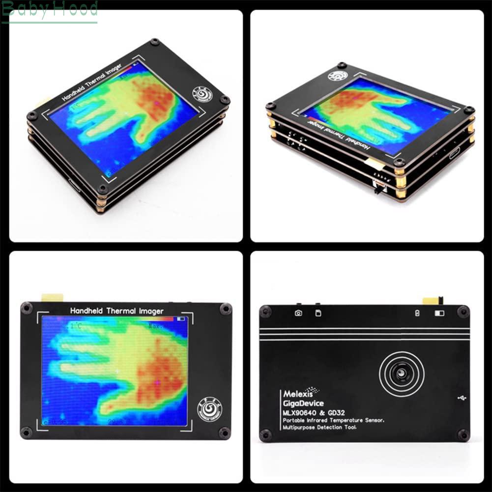 big-discounts-mlx90640-3-4in-lcd-digital-thermal-imager-compact-thermal-camera-inspection-tool-bbhood