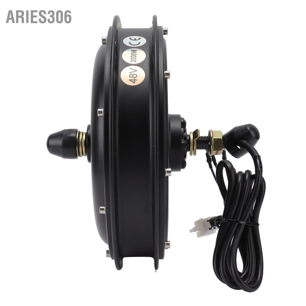 aries306-จักรยานไฟฟ้าด้านหน้าพูดดุมล้อมอเตอร์-48-โวลต์-2000-วัตต์-dc-ไฟฟ้าจักรยานดุมล้อหน้ามอเตอร์