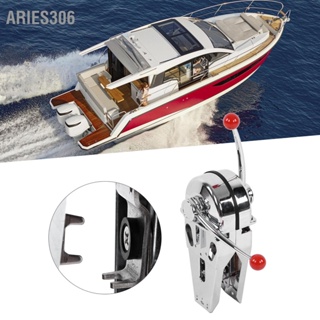 Aries306 เรือ เครื่องยนต์ ควบคุมโลหะผสมสังกะสี Dual Lever Handle Outboard อุปกรณ์สำหรับซ่อมแซมตกแต่ง