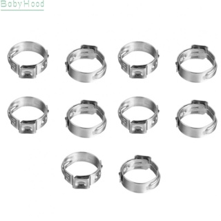 【Big Discounts】Hassle free Solution for Pipe Repairs with 10pcs PEX Stainless Steel Clamp Rings#BBHOOD