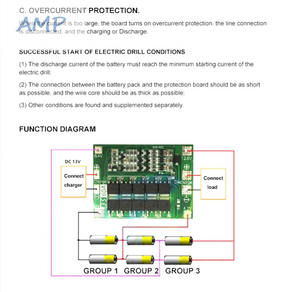 new-8-reliable-40a-60a-lithium-battery-charger-bms-protection-board-module-3s-4sli-ion