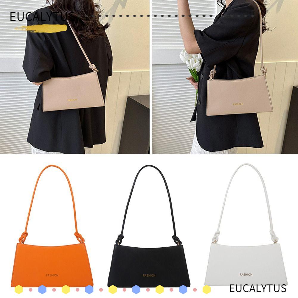 eutus-กระเป๋าถือ-กระเป๋าสะพายไหล่-หนัง-pu-ทรงโท้ท-แบบพกพา-สีพื้น-สําหรับสตรี