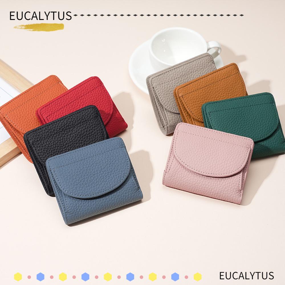 eutus-กระเป๋าสตางค์หนังแท้-ใบเล็ก-บางมาก-สีพื้น-สําหรับผู้หญิง