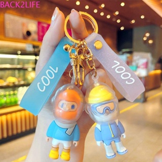 Back2life พวงกุญแจ จี้ตุ๊กตาเด็กผู้ชาย 3D อุปกรณ์เสริม สําหรับห้อยกระเป๋า