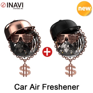 INAVI 2PICD-H3 Car Air Freshener Alomar Oil Hip-hop Dog