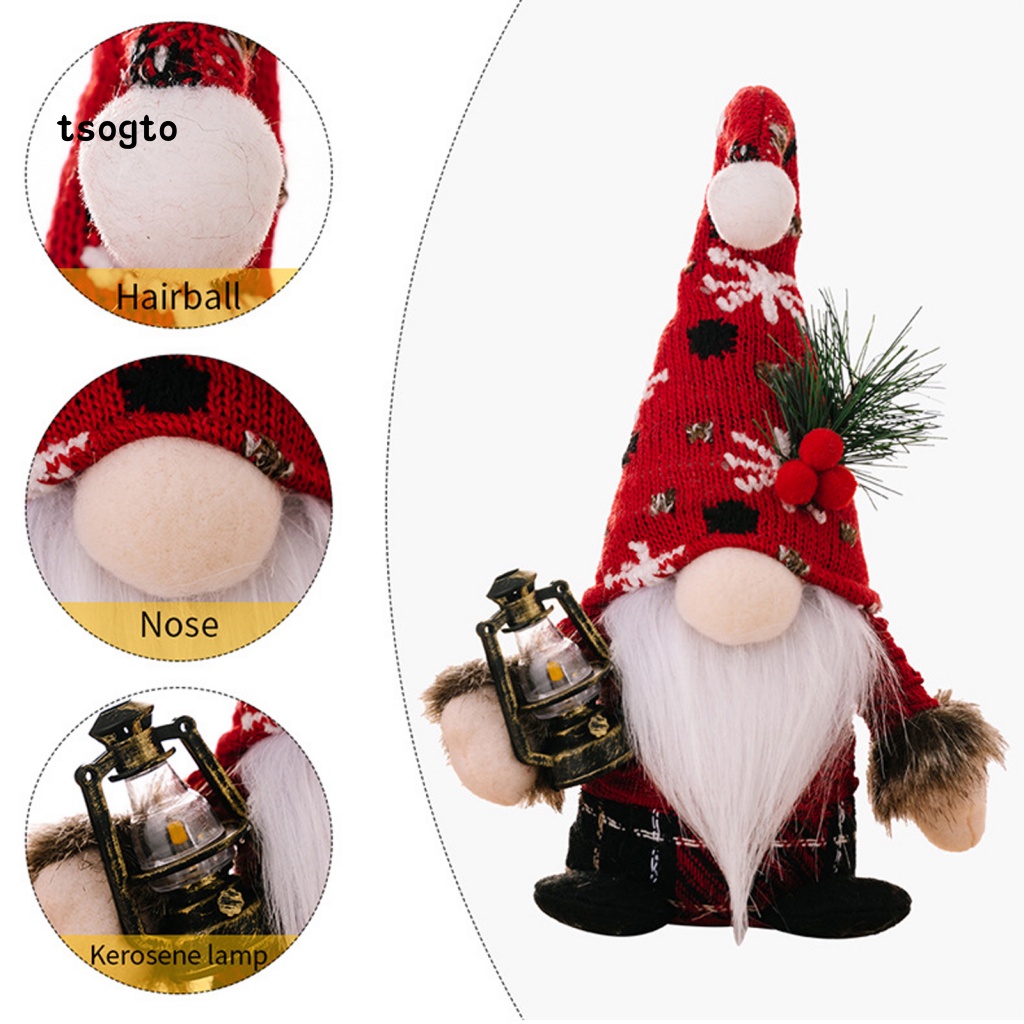 ts-ตุ๊กตาโนมน่ารัก-แฮนด์เมด-พร้อมหมวกถัก-และเคราเต็มตัว-สําหรับตกแต่งบ้าน-เทศกาลคริสต์มาส