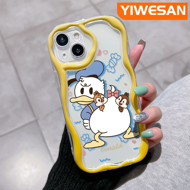 เคสโทรศัพท์มือถือ-ซิลิโคนใส-กันกระแทก-ลายการ์ตูนโดนัลด์ดั๊กน่ารัก-สําหรับ-oppo-a76-a96-a36