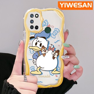 เคสโทรศัพท์มือถือ ซิลิโคนใส กันกระแทก ลายการ์ตูนโดนัลด์ดั๊กน่ารัก สําหรับ Realme 7 Pro 7i C17 Narzo 20 Pro