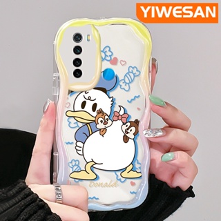 เคสโทรศัพท์มือถือ ซิลิโคนใส กันกระแทก ลายการ์ตูนโดนัลด์ดั๊กน่ารัก สําหรับ Xiaomi Redmi Note 8 Note 8T Note 9