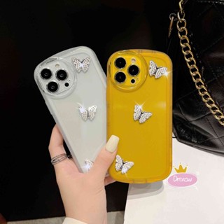 ใหม่ เคสโทรศัพท์มือถือแบบใส กันกระแทก กันรอยเลนส์กล้อง ลายผีเสื้อ 3D สีมาการอง สําหรับ Realme V30 V30T C55 C53 11 Pro Plus Narzo N53