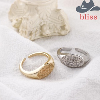 Bliss แหวนเปิด อินเทรนด์ มินิมอล ผู้หญิง ดวงอาทิตย์ ดวงจันทร์ เกาหลี เด็กผู้หญิง แฟชั่น เครื่องประดับ