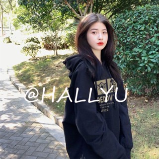 HALLYU  เสื้อผ้าผู้ญิง แขนยาว เสื้อฮู้ด คลุมหญิง สไตล์เกาหลี แฟชั่น  สบาย Unique Beautiful สวย A98J354 36Z230909