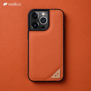 Melkco เคสโทรศัพท์มือถือ หนังวัวแท้ สไตล์ธุรกิจ สําหรับ iPhone 13 Pro Max 12 Pro12Mini