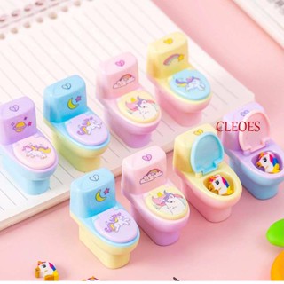 Cleoes กบเหลาดินสอ รูปการ์ตูนห้องน้ํา สร้างสรรค์ 1 ชิ้น