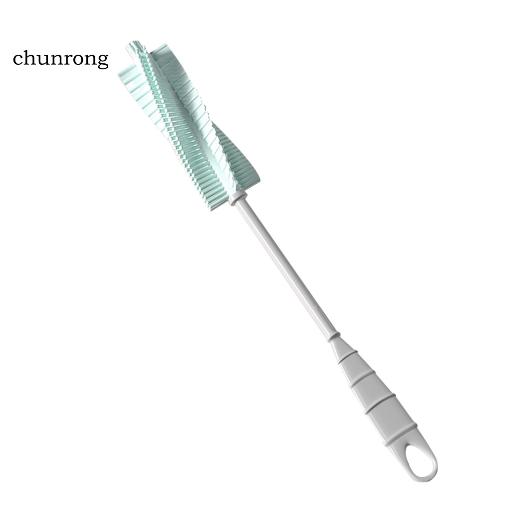 chunrong-แปรงซิลิโคน-ด้ามจับยาว-สําหรับทําความสะอาดแก้ว-ขวดนม