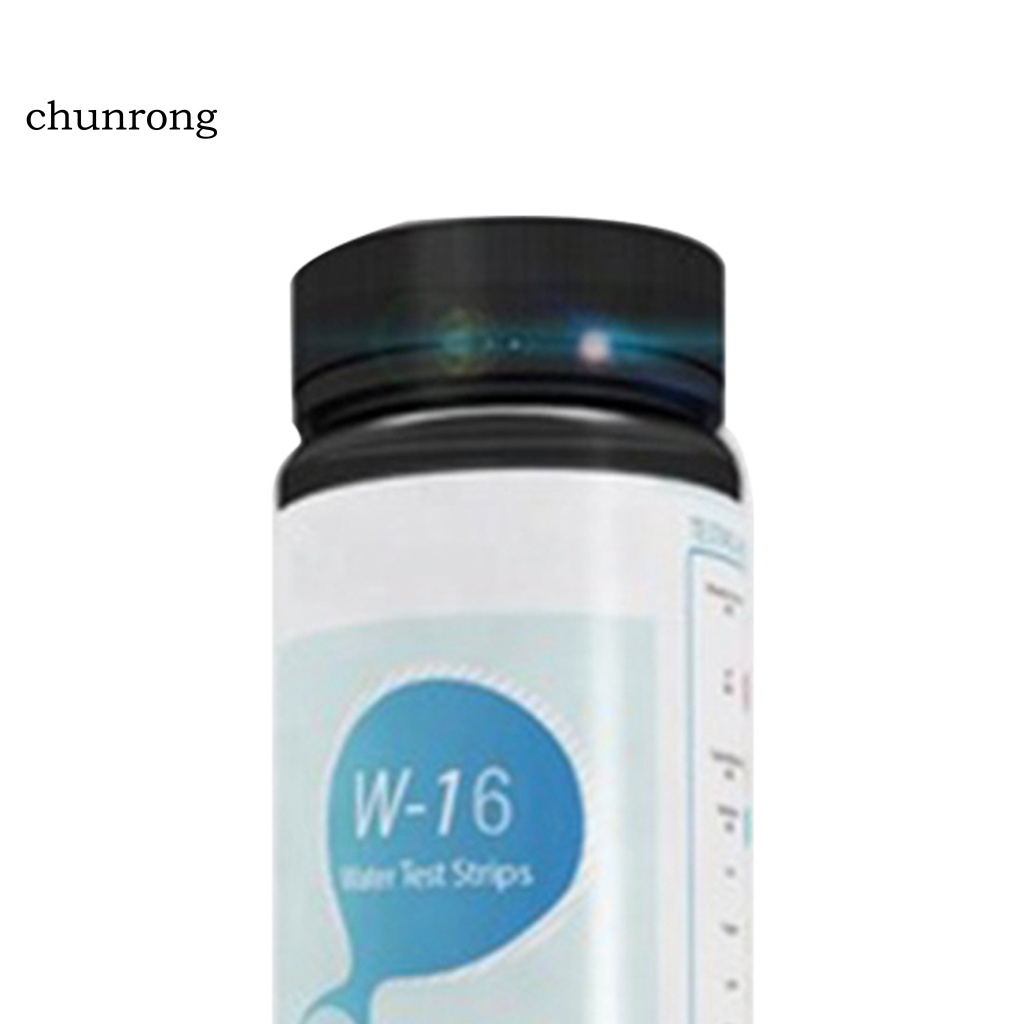 chunrong-แถบกระดาษทดสอบคุณภาพน้ํา-pet-w-16-16-in-1-สําหรับดื่มน้ํา-50-ชิ้น