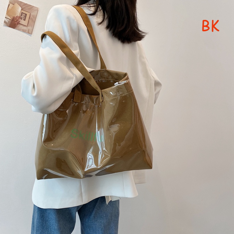 bk-กระเป๋าสะพายไหล่-กระเป๋าช้อปปิ้ง-ผ้าแคนวาส-พิมพ์ลาย-ความจุขนาดใหญ่-ใช้ซ้ําได้-กันน้ํา-สําหรับผู้หญิง
