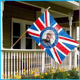 ธงชาติอังกฤษ King Union Jack King Charles III Our New King British Flag Featuring Her Majesty The King King hjuth