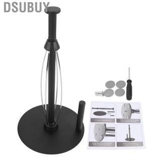 Dsubuy Paper Towel Holder Countertop Stainless Steel Black Perfect Tear