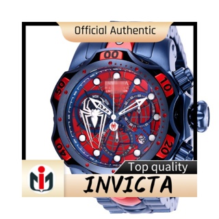 Invicta INVICTA Marvel Spiderman Limited พร้อมส่ง นาฬิกาข้อมือควอตซ์ หน้าปัดขนาดใหญ่ สําหรับผู้ชาย