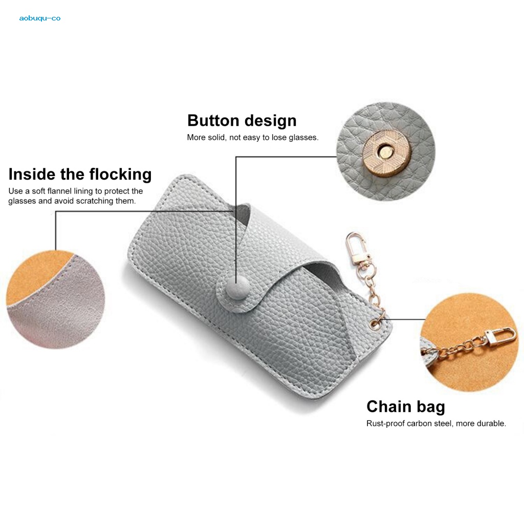 aobuqu-กระเป๋าใส่แว่นตาหนังเทียม-แบบบาง-ปลอดภัย-และป้องกันรอยขีดข่วน-ทนทาน-สําหรับใช้ในชีวิตประจําวัน