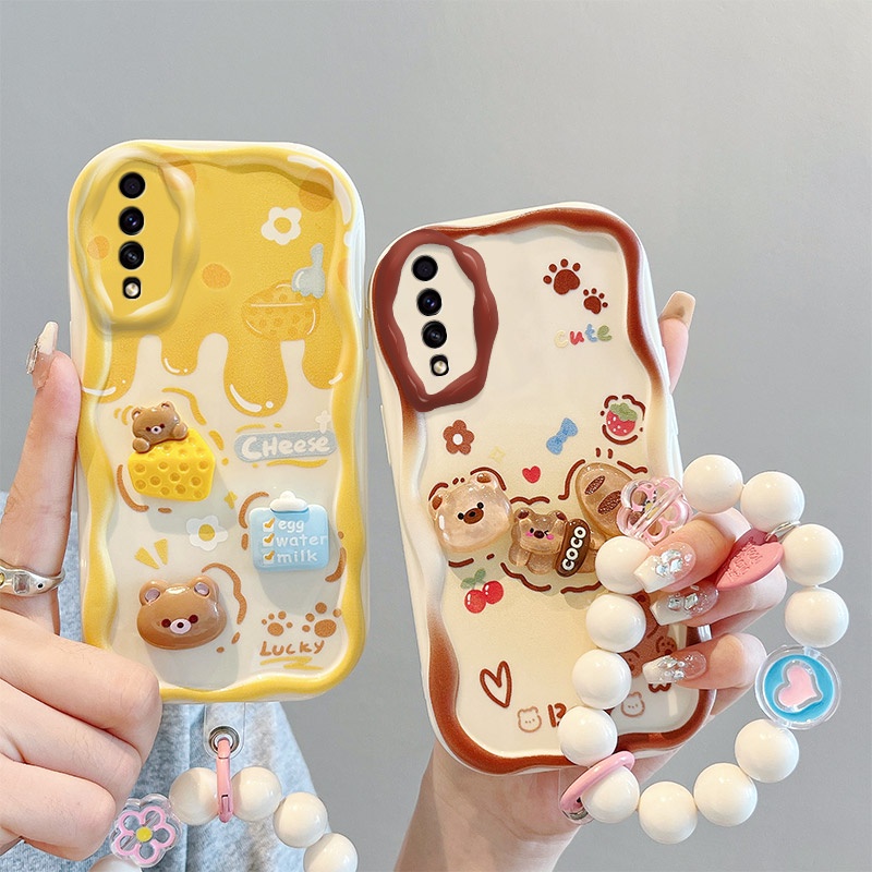 เคสซัมซุง-a50-เคส-samsung-a50s-เคส-samsung-a50-เคสโทรศัพท์มือถือ-ลายตุ๊กตา-3d-สีครีม-สําหรับ-samsung-a50-samsung-a50s