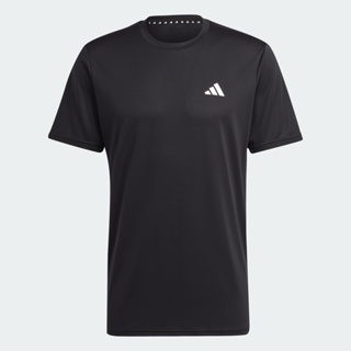 adidas เทรนนิง เสื้อยืดเทรนนิง Train Essentials ผู้ชาย สีดำ IC7428