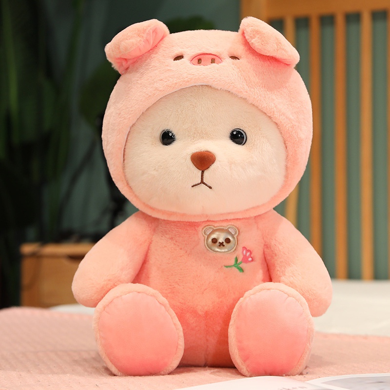 ตุ๊กตาหมีเท็ดดี้แปลงร่างน่ารัก-ตุ๊กตาหมีแปลงร่างสร้างสรรค์-ของเล่นตุ๊กตาของขวัญวันเกิด