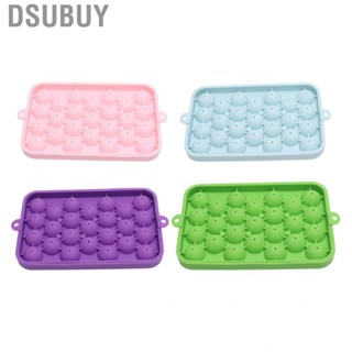 Dsubuy 25 Grid Ice Cube Tray Easy Release Silicone Ball Maker Mold Mini Round Sphere with Lid 7.3x4.9x1.0in