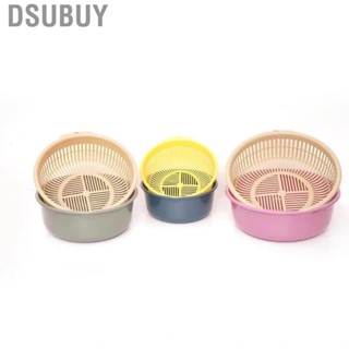 Dsubuy Kitchen Colander PP Safe Double Layer Rice Fruit Storage Draining  for Vegetable Washing