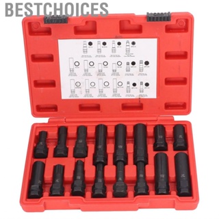 Bestchoices Locking Lug Nut Master Key Set Non Damage Rustproof  Steel SAE Metric Wheel Lock  Kit Versatile for Tire