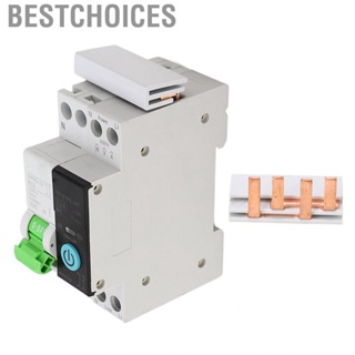Bestchoices Circuit Protection Switch WiFi Breaker Flame Retardant 230V 32A 1P+N for Household Appliances
