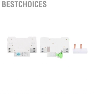 Bestchoices Smart Circuit Breaker Switch 6KA Breaking 25A AC 230V High Temperature Resistant 3 Timing Modes for Indoor