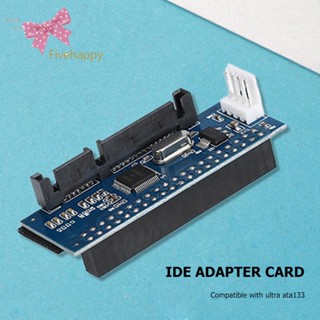 อะแดปเตอร์การ์ดแปลง HDD PATA IDE เป็น SATA ขนาด 3.5 นิ้ว พร้อมสายเคเบิล #T [fivehappy.th]