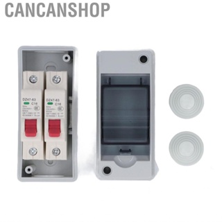 Cancanshop DZ47 63 Mini Circuit Breaker 2-Way MCB C Type  Leakage