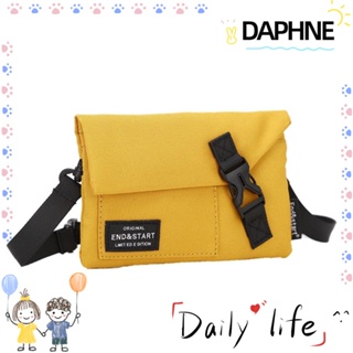 Daphne กระเป๋าสะพายไหล่ ผ้าแคนวาส ขนาดเล็ก น้ําหนักเบา สําหรับใส่โทรศัพท์มือถือ เดินทาง