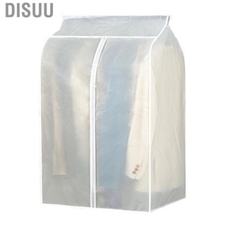 Disuu Hanging Clothes Dust Cover  Garment Bags Translucent Large  Washable for Wardrobe