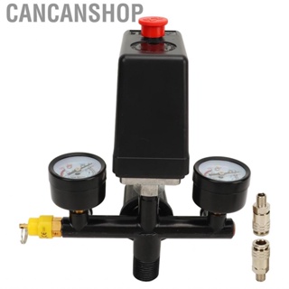 Cancanshop FBANG Air Compressor Pressure Switch Control Valve EU Style 3 in 1 Quick Connector Supplies