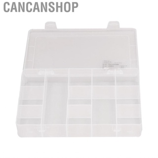 Cancanshop Clear Plastic Jewelry Box  Portable Storage Container for Electronic Components