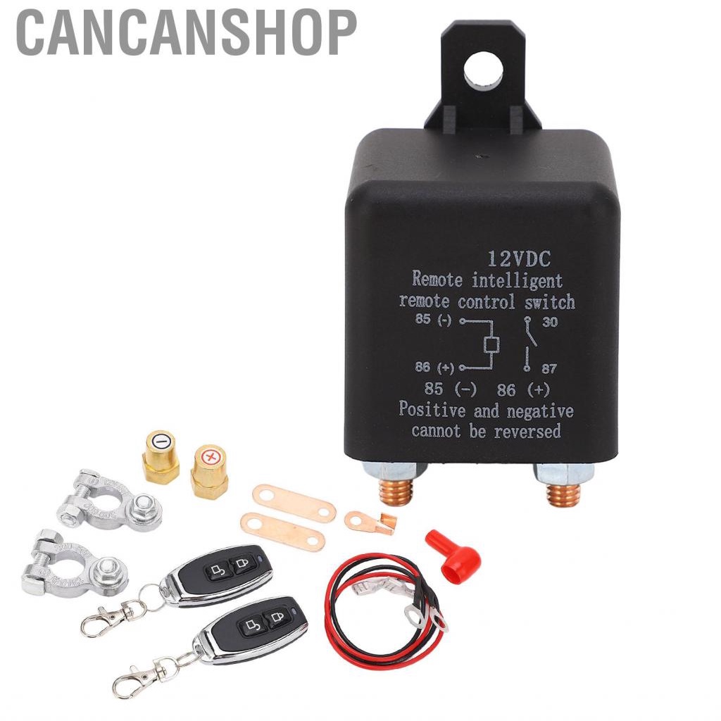 cancanshop-12v-car-relay-switch-no-contact-copper-coil-dual-controller-vehicle