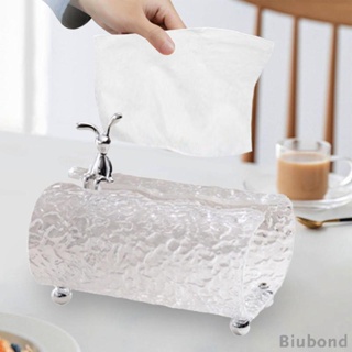 [Biubond] กล่องกระดาษทิชชู่ แบบใส รูปกระต่าย สไตล์โมเดิร์น สําหรับจัดระเบียบ