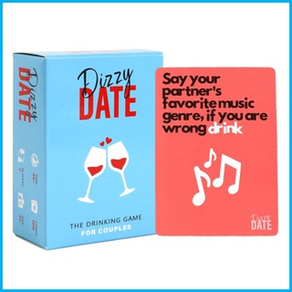 การ์ดเกม Dating Cards Dizzy Date Strengthen Your hjuth สําหรับคู่รัก